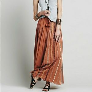 Free people Kathna maxi skirt M